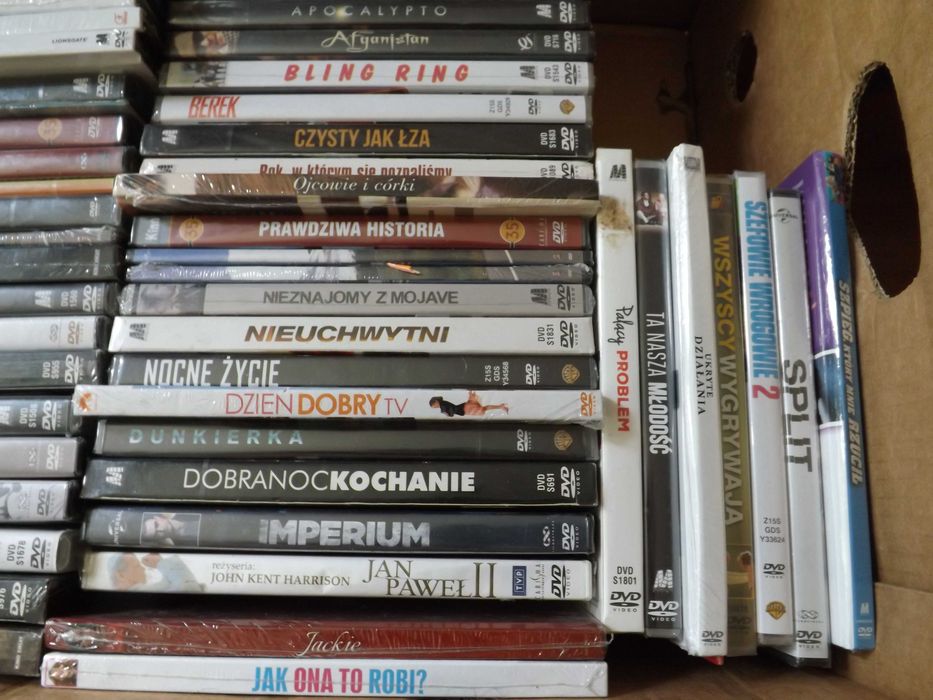 Kolekcja dla kolekcjonera 100 tytułów dvd w folii