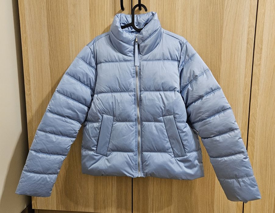 Niebieska pikowana kurtka Reserved