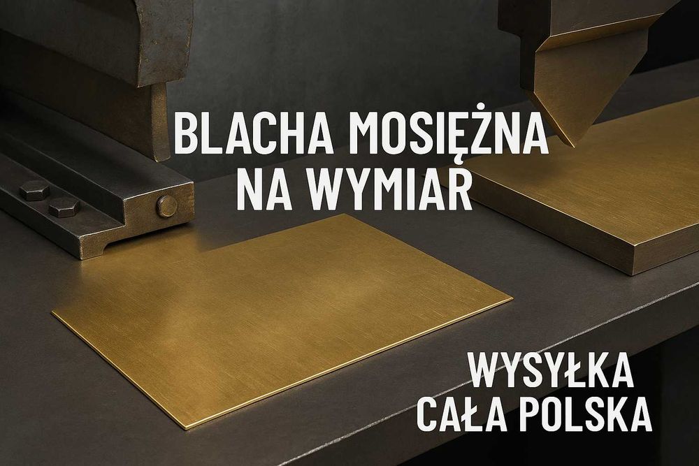 Blacha mosiężna NA WYMIAR – Wysyłka cała Polska