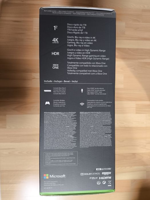 Xbox One X - Puste pudełko / karton do kolekcji