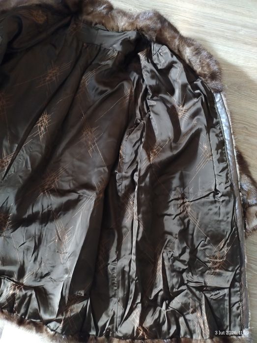 Futro naturalne z norki .