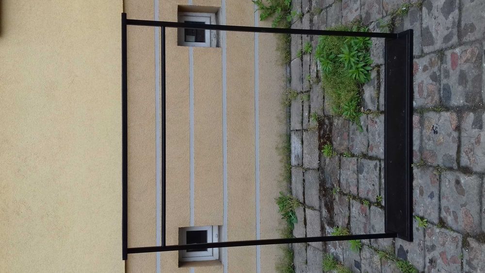 Stojak Odzieżowy Duży Żeliwny metalowy czarny loft