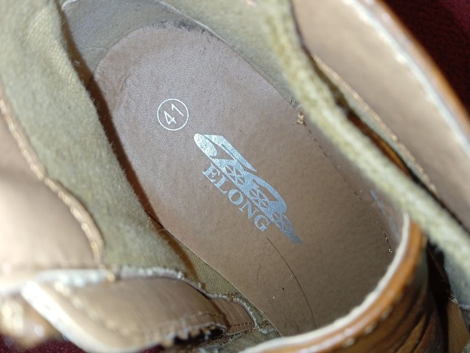 Шкіряні чоботи чоловічі класік.