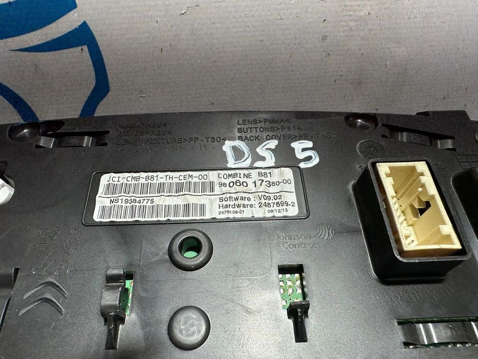 Quadrante Original PSA Citroen DS5 9806017380