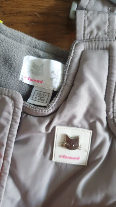 дитячий зимовий комбінезон полукомбінезон  лижні штани на підтяжках