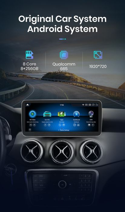 Rádio 10,25" android CARPLAY mercedes Classe A GLA W176 C117 x156 NOVO