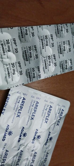 Oddam listki tabletek