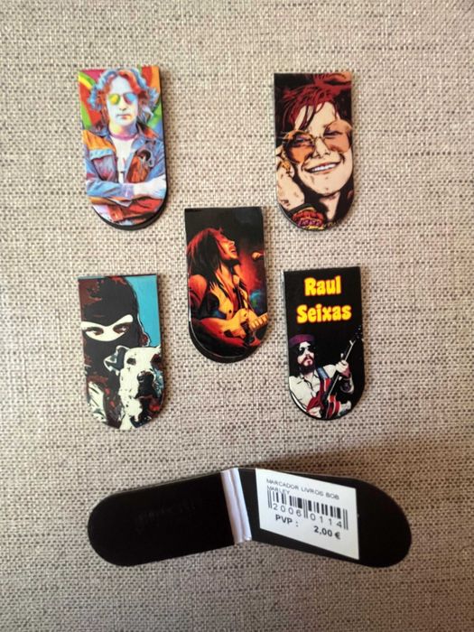 Marcadores de Livro - Ícones da Música e do Activismo