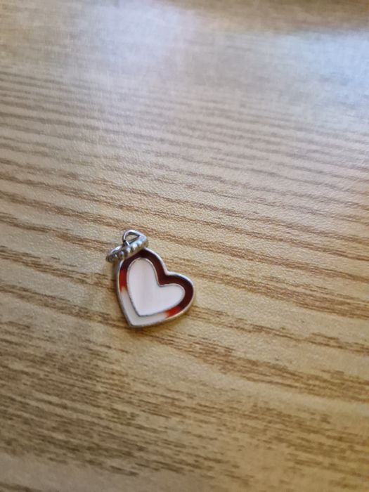 Charms różowe serduszko