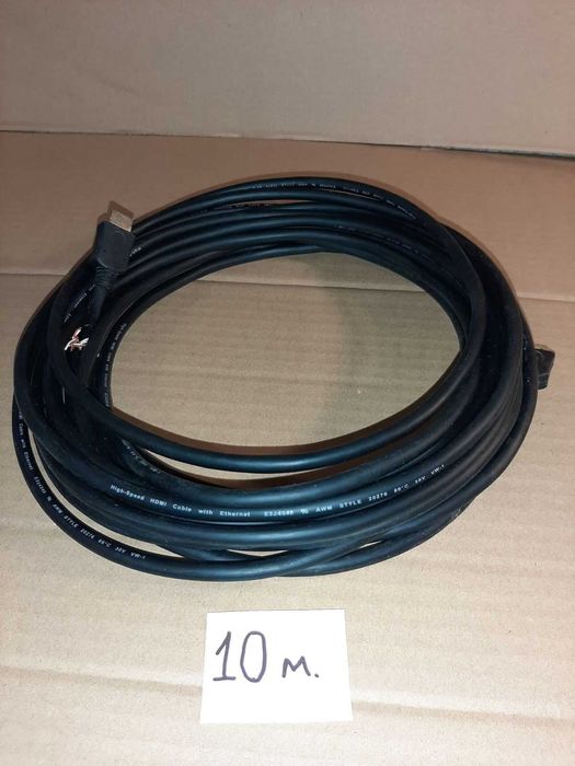 Кабель HDMI-HDMI V1.4 Hotron, Displayport, Довжина 10, 15 , 22 м