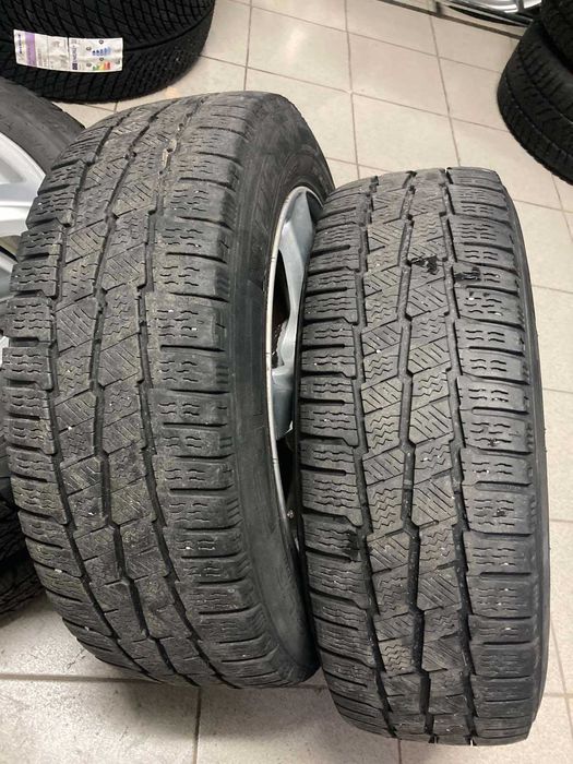 Пара зимних грузовых шин Michelin  Agilis Alpin 215/60 17C 109/107T