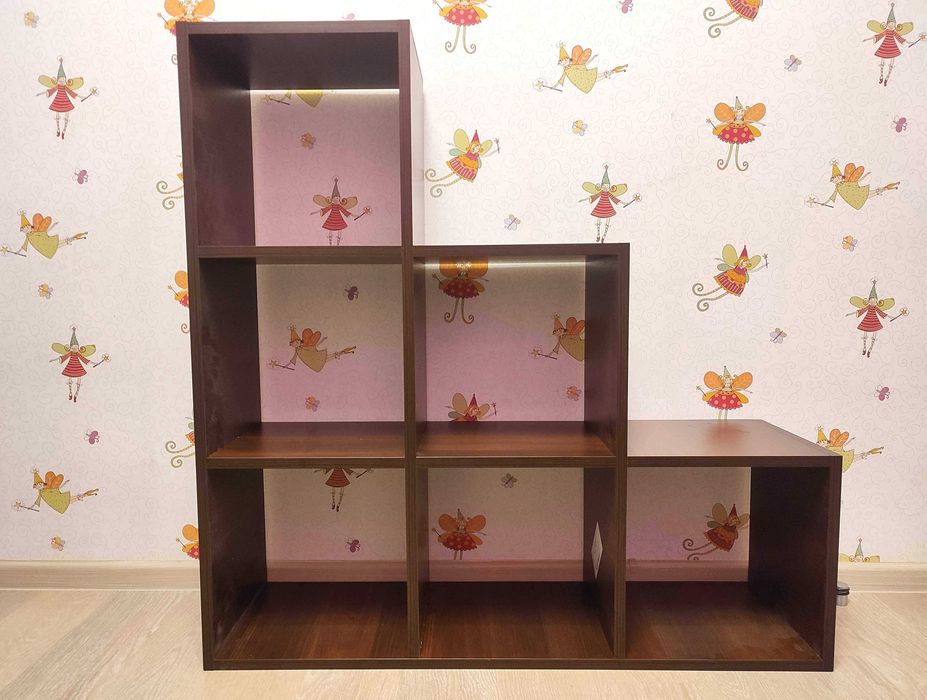 НОВИЙ стелаж горка в дитячу, гостьову, офіс. Сходинки, полички.