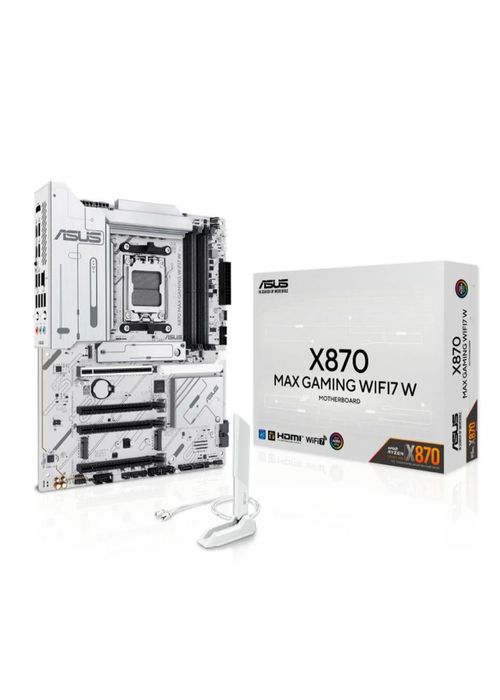 ASUS X870 MAX Gaming WIFI7 W + AMD Ryzen 7 7800X3D | Combo Gaming Topo