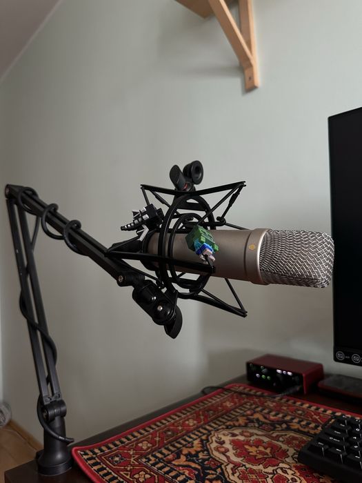 ZESTAW - RODE NT1 5 gen, FOCUSRITE SOLO 4 gen (+xlr, +pantograf)