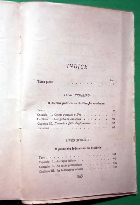 Teoria do Socialismo, 1ª edição (1952), livro por abrir