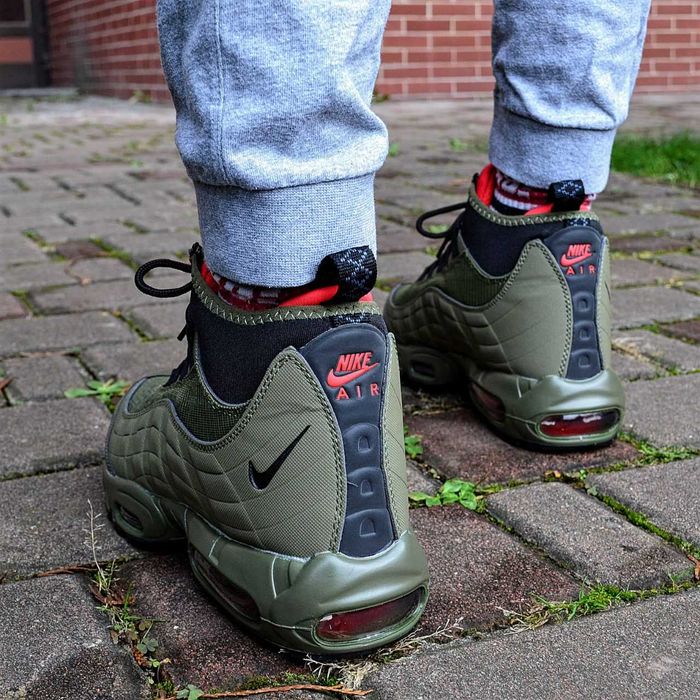 Мужские зимние кроссовки Nike Air Max 95 Sneakerboot "Khaki" 40-45