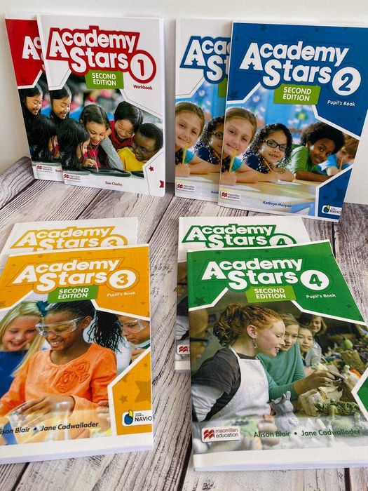 Academy Stars 1,2,3,4 Second Edition (репринт)
