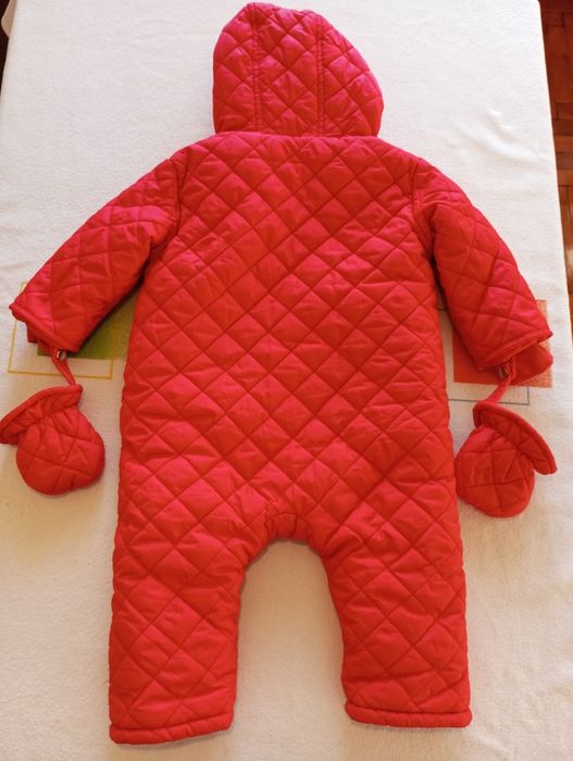 Теплий комбінезон для дівчинки 68р,(3-6 мес.) теплий та зручний