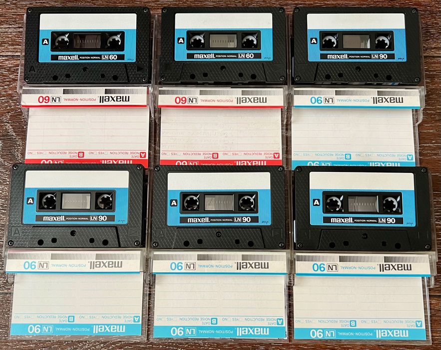 Аудиокассеты Basf. Maxell.