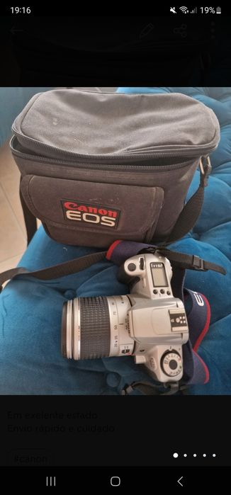 Máquina fotográfica Canon eos 300+ objectiva