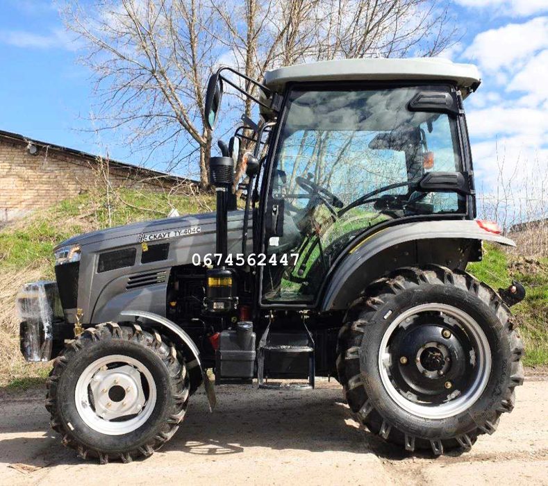 Міні Трактор Скаут ТY-404С Реверс Рівна підлога Дводискове Примусова