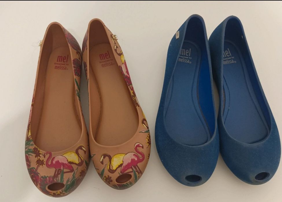 2 pares Sapatos Melissa