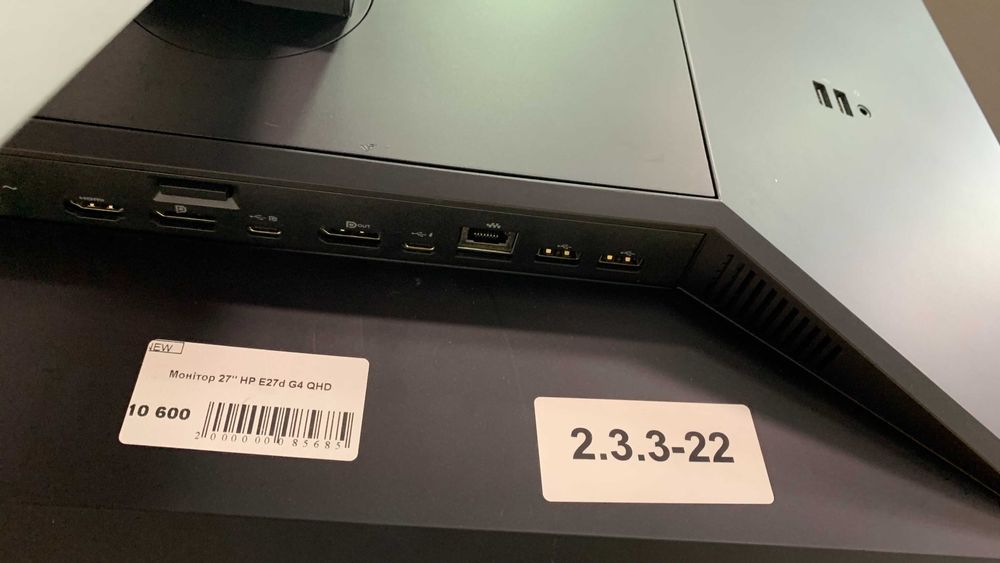 Монітор HP E27d G4 27" 2K QHD IPS (6PA56A4)