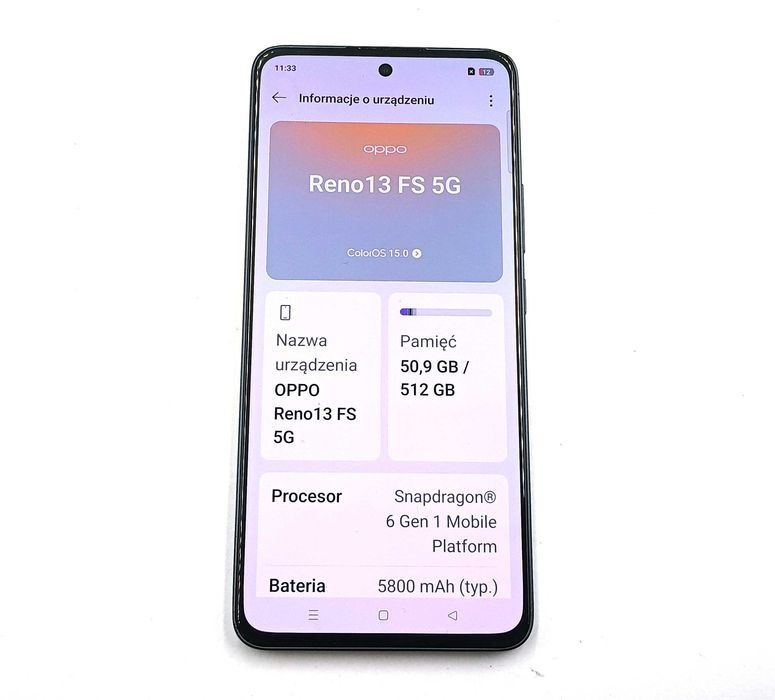 Telefon Oppo RENO13FS 5G