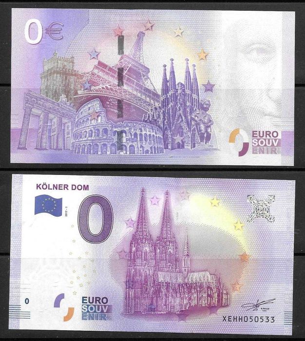0-Euro Note Cathedral Cologne - New