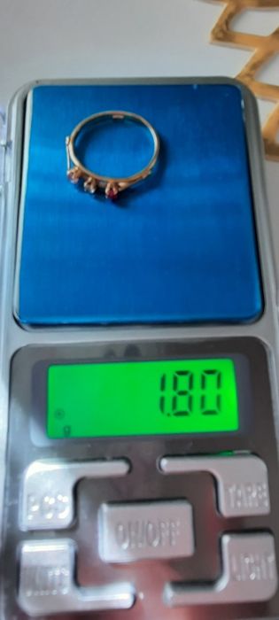 Piękny pierścionek złoty pr.585