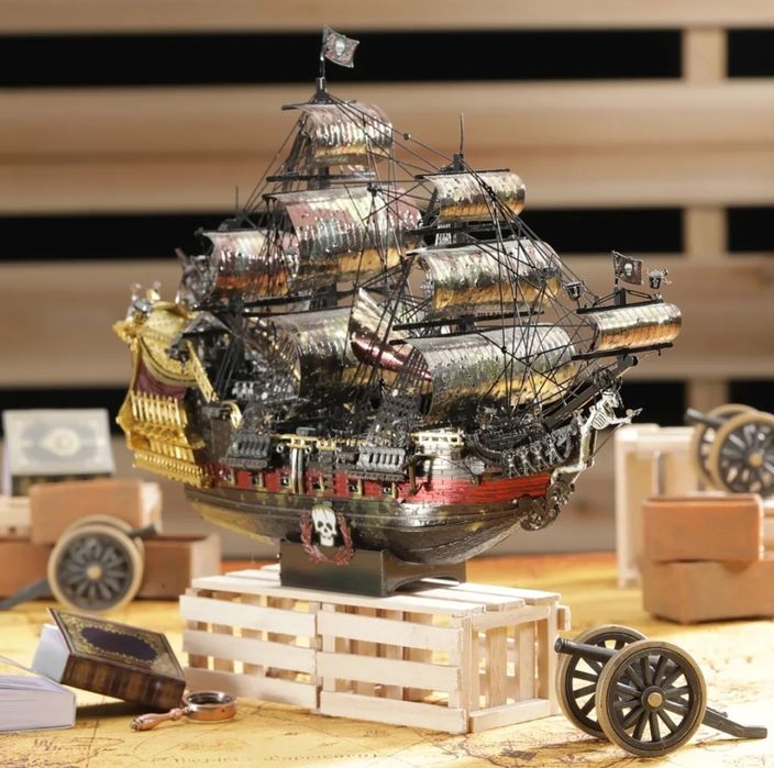 3Д пазл з металу "The queen Anne's revenge"