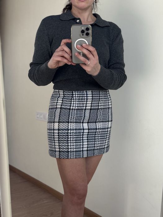 Твідова спідниця H&M розміру S