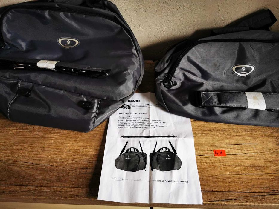 Oryginalne torby do kufrów Suzuki