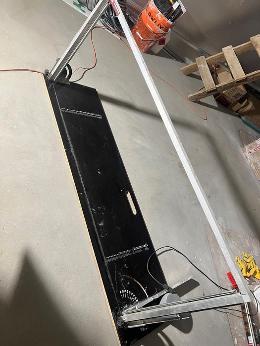 Gilotyna do styropianu, duże pole cięcia