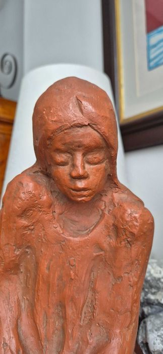 Christian Leroy Ekspresjonistyczna aukcyjna rzeźba z terakoty unikat