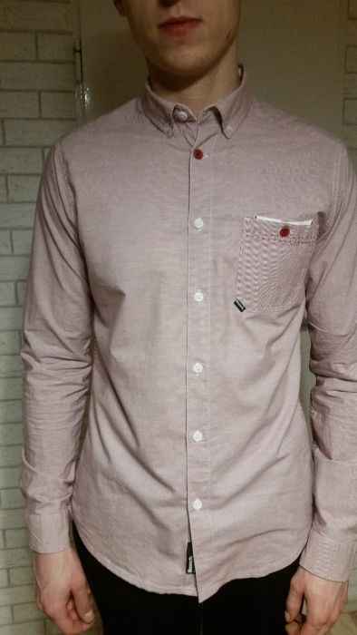 Bordowa koszula Bench. M