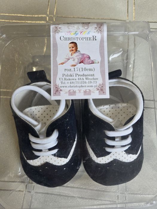 Buty niechodki eleganckie - chrzest
