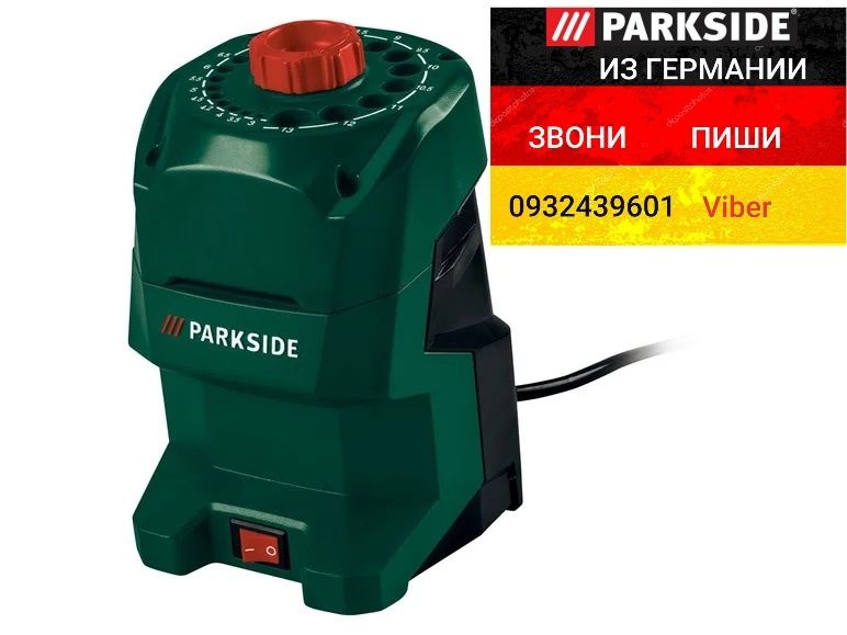 НОВЫЙ Станок для заточки сверл из Германии. Parkside PBSG 95 G6 точилк