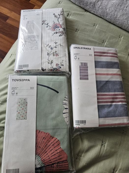 Roupa de cama, Nova, nunca foi usada. Ikea Solteiro.