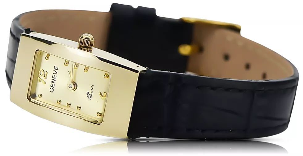 Elegancki 14k 585 złoty zegarek damski Geneve lw090y Katowice Śląsk biżuteria