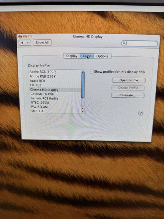 Apple cinema HD display 23 cale