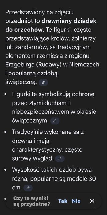 Drewniany dziadek do orzechów