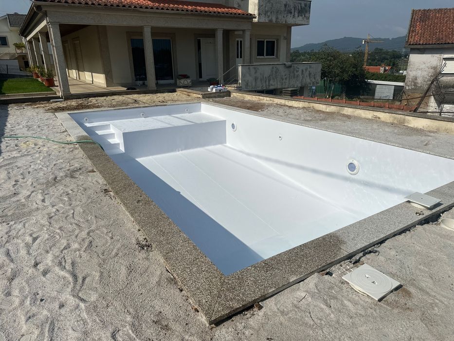 Instalação tela armada Piscinas
