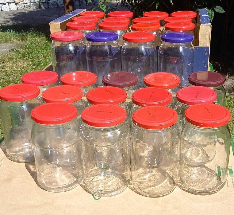 Słoiki 0,9 litra 900 ml litrowe