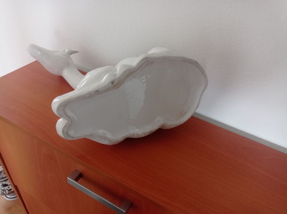 Floreira porcelana girafa vintage