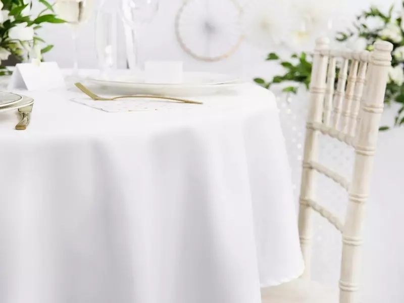 Obrus biały 280cm. PartyDeco