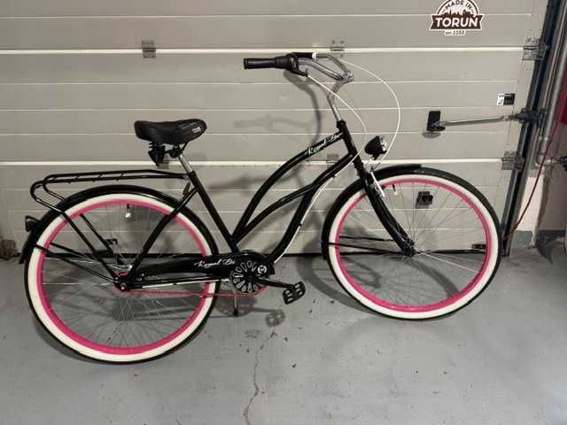 Rower czarno różowy DARK LADY 28" OUTLET NOWY