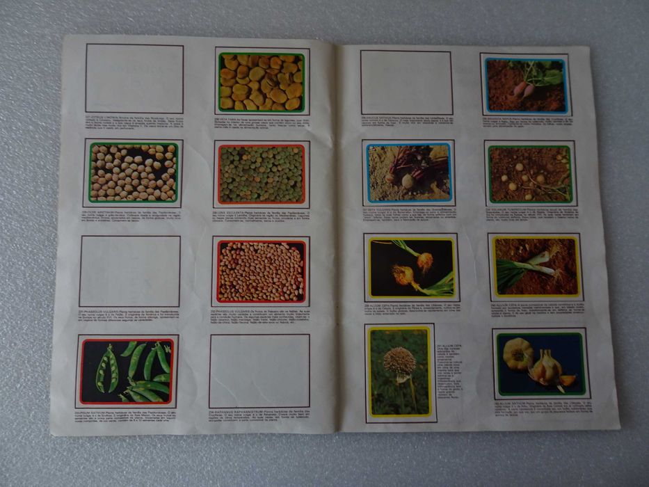 Caderneta de cromos incompleta Botânica, Plantas, Flores e Frutos (f46