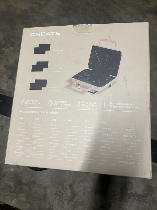 torradeira com grill nunca usada com varios modos