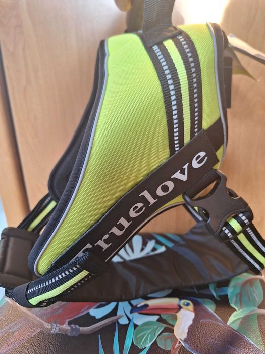 szelki dla psa Truelove żółty neon rozm. XXL nowe